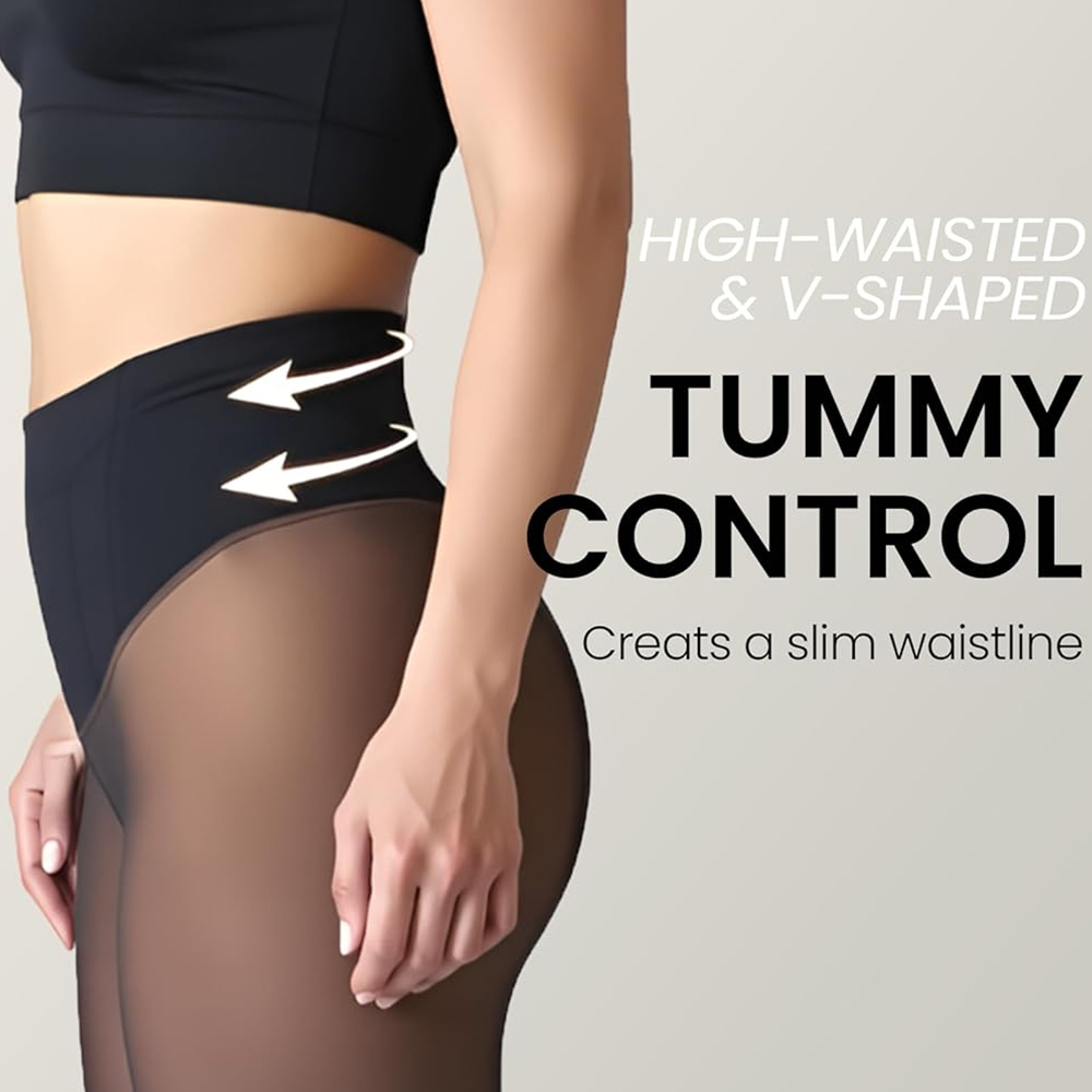 One Seam Fleece Lined Tights S - Tights Pantyhose Sheer ulasan dan harga