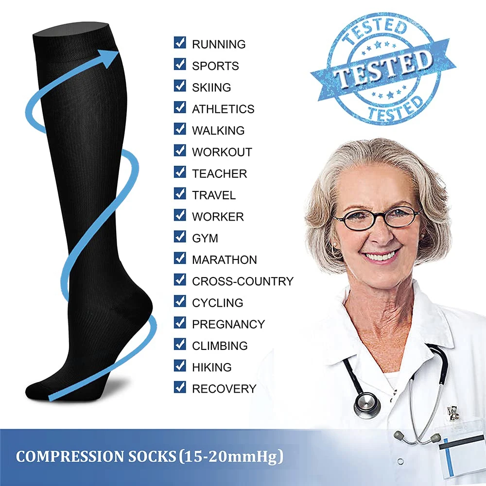 1Pair Women&Men Compression So - Compression Sock Medical ulasan dan harga