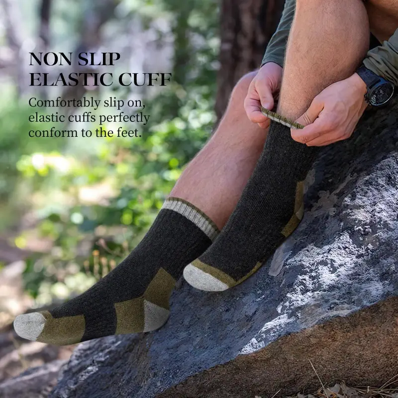 Winter Merino Wool Socks Thick - Wool Hiking Sock ulasan dan harga