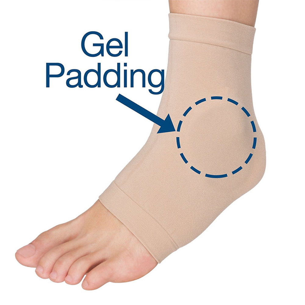 1Pair Boot Bumper Gel Pad Slee - Ankle Brace Sock ulasan dan harga