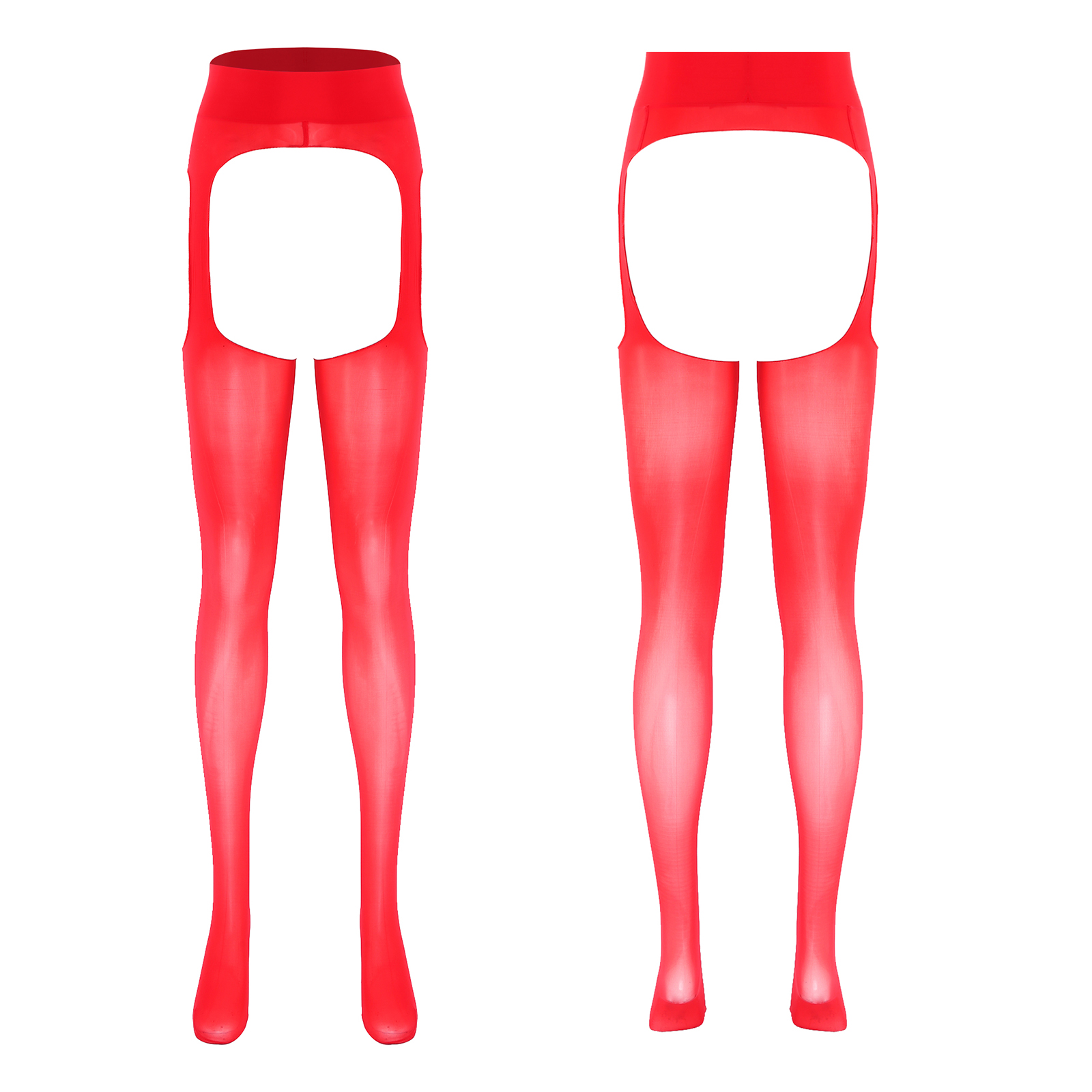 Women Sexy Open Crotch Glossy  - Tights Pantyhose Sheer ulasan dan harga
