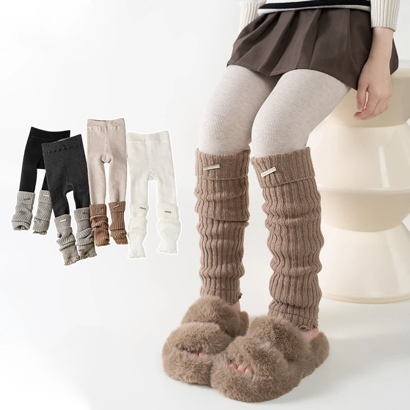 Kids Thermal Thickened Legging - Boot Sock Slouchy ulasan dan harga