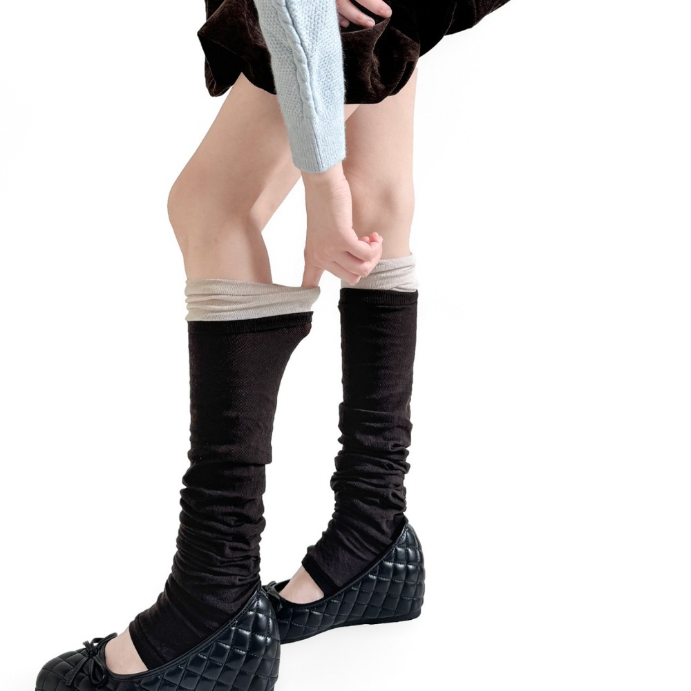 Cuffed Slouchy Stirrup Leg War - Boot Sock Slouchy ulasan dan harga