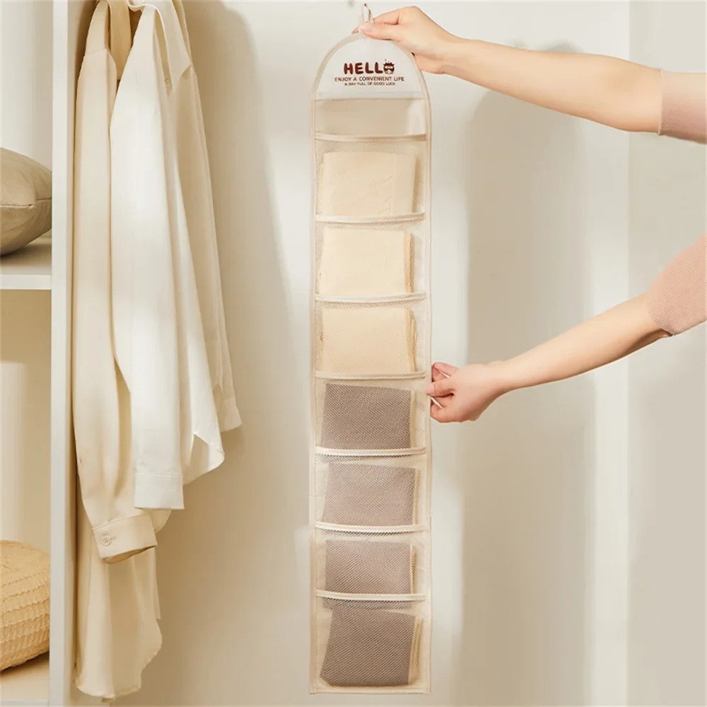 Multi-layer Storage Hanging St - Sock Organizer Tray ulasan dan harga